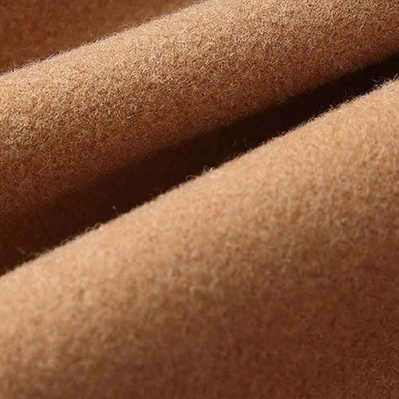 Jupe en laine femme automne et hiver taille haute une étape jupe de hanche demi-jupe en laine jupe trapèze