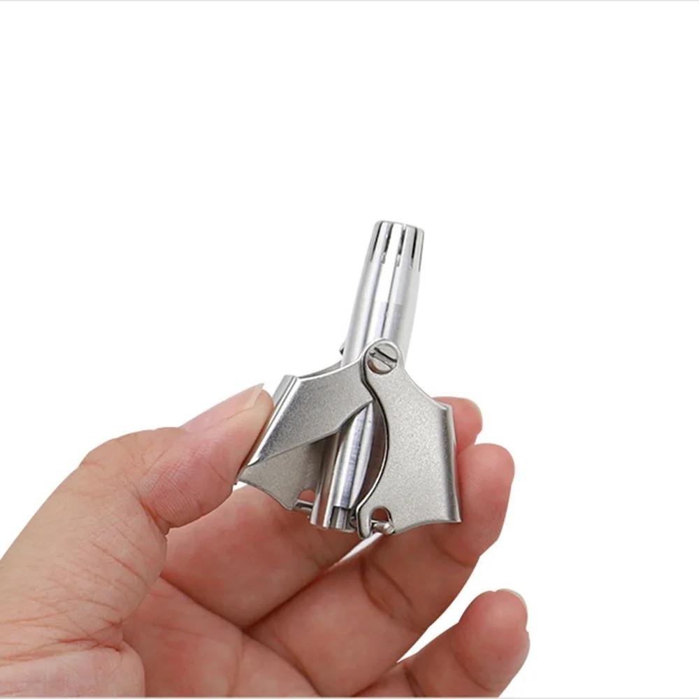 2Pc Nose Hair Trimmer For Men And Women Stainless Steel Manual Nose Hair Razor No Noise Washable Nose Hair Trimmer Manual Shaver