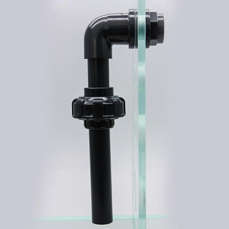 Aquarium Outlet Water Pipe Connector Fish Tanks Joint Elbow Tube Pipe Connector for Household Aquarium Accessories