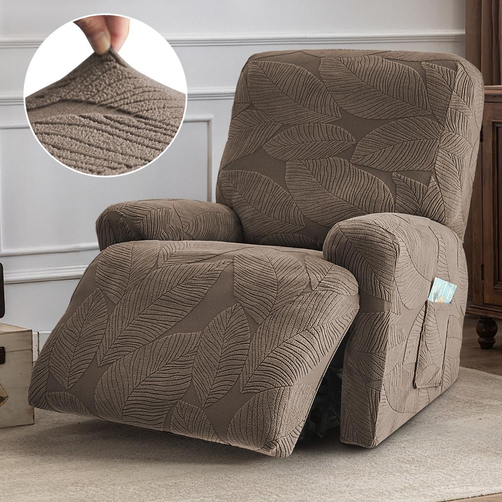 1/2/3seater Split Recliner Sofa Cover Jacquard Recliner Chair Cover Strench Armchairs Slipcover Home Funda Sillon Relax Hotel