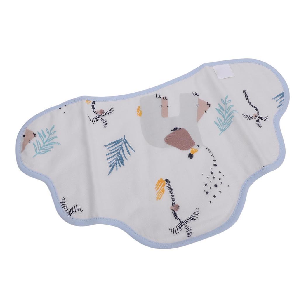 Baby Drool Bib Breathable Soft Cotton Drooling Bib Cotton Sweat Absorbent Burp Rag for Babies Type