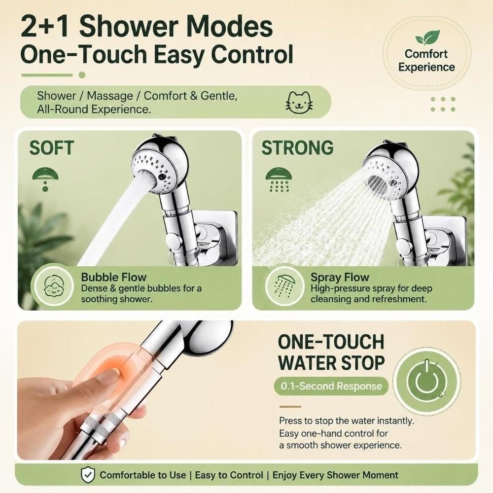 Detachable Pet Bath Nozzle Adjustable Dog Shower Head Pet Shower Sprayer  Pet Bathing Tools