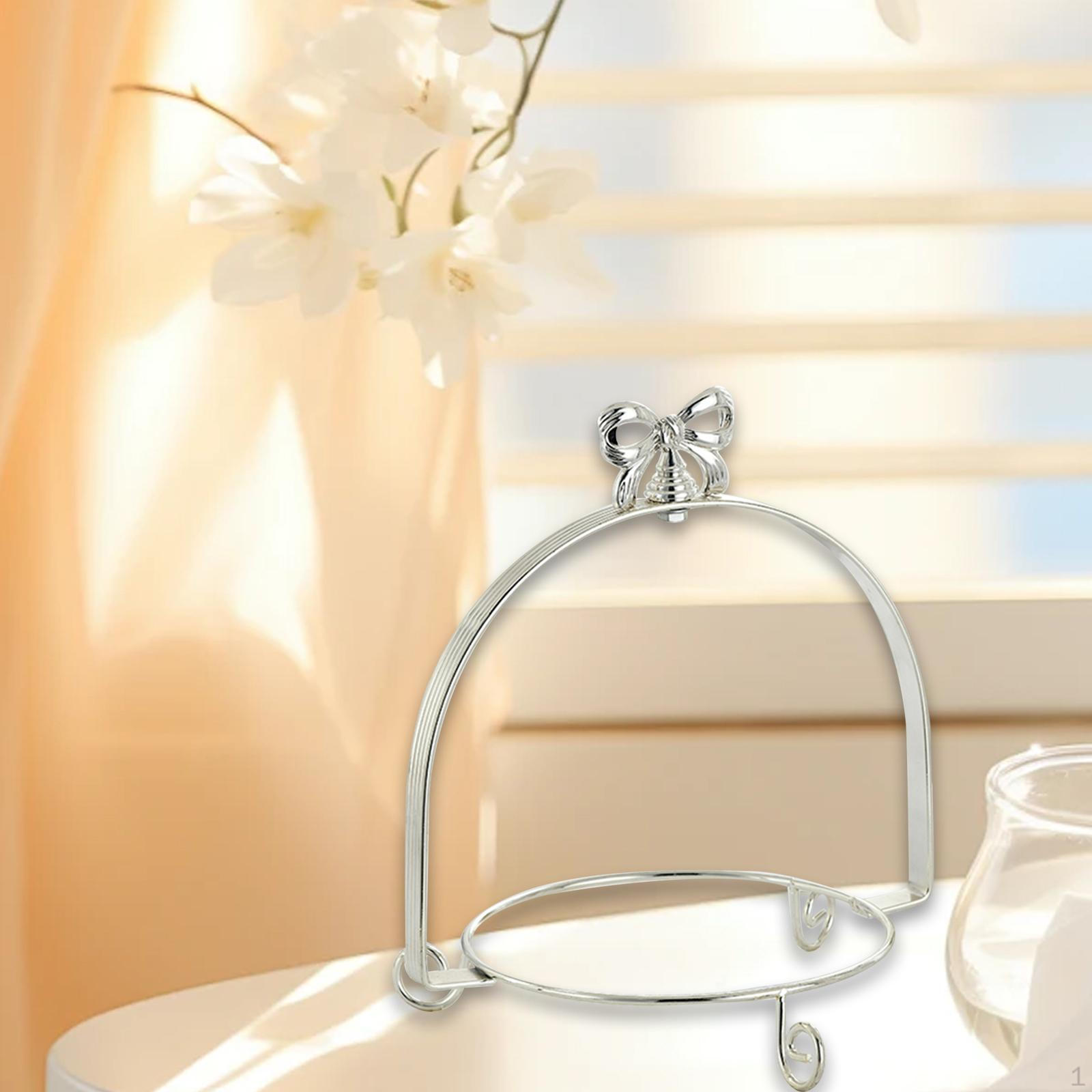 

Підставка для торта, тримач для кексів, піднос для вечірки, проста підставка, дисплей для десертного столу single tier_silvery