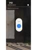 Wireless Emergency Call Button for Elderly - Home Doorbell with Flashing Light & Vibration Alert