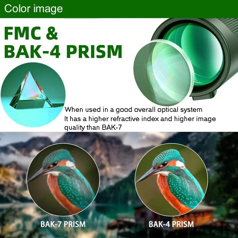 Professional Telescope 80X100 Zoom Monocular Telescope Night Portable Powerful Binoculars For Hunting Camping