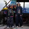 Jeans STREETRICH Y2k High Street Hip Hop Larghi a Gamba Larga Pantaloni Casual Pantaloni da Uomo Jeans Street Wear Pantaloni Stampati Stile Gotico