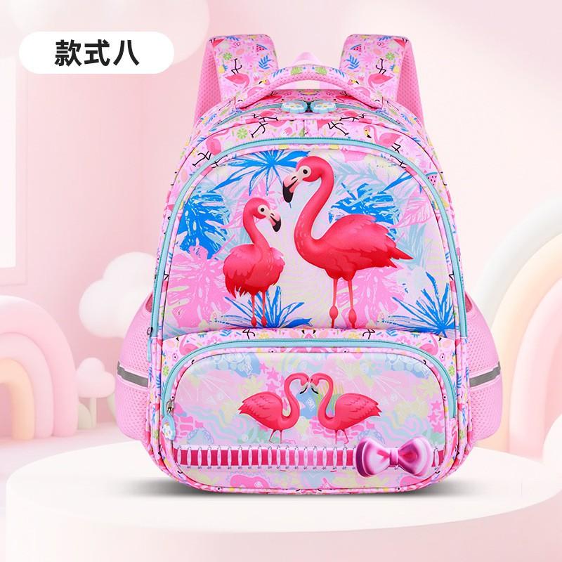 Kids School Backpack Ages 5-12 Large Capacity Multi-Compartment Cartoon Design Lightweight Ergonomic Shoulder Bag