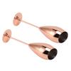 2pcs Sturdy Thick Bottom Modern Champagne Flutes Unbreakable Champagne Wine Glasses  Birthday