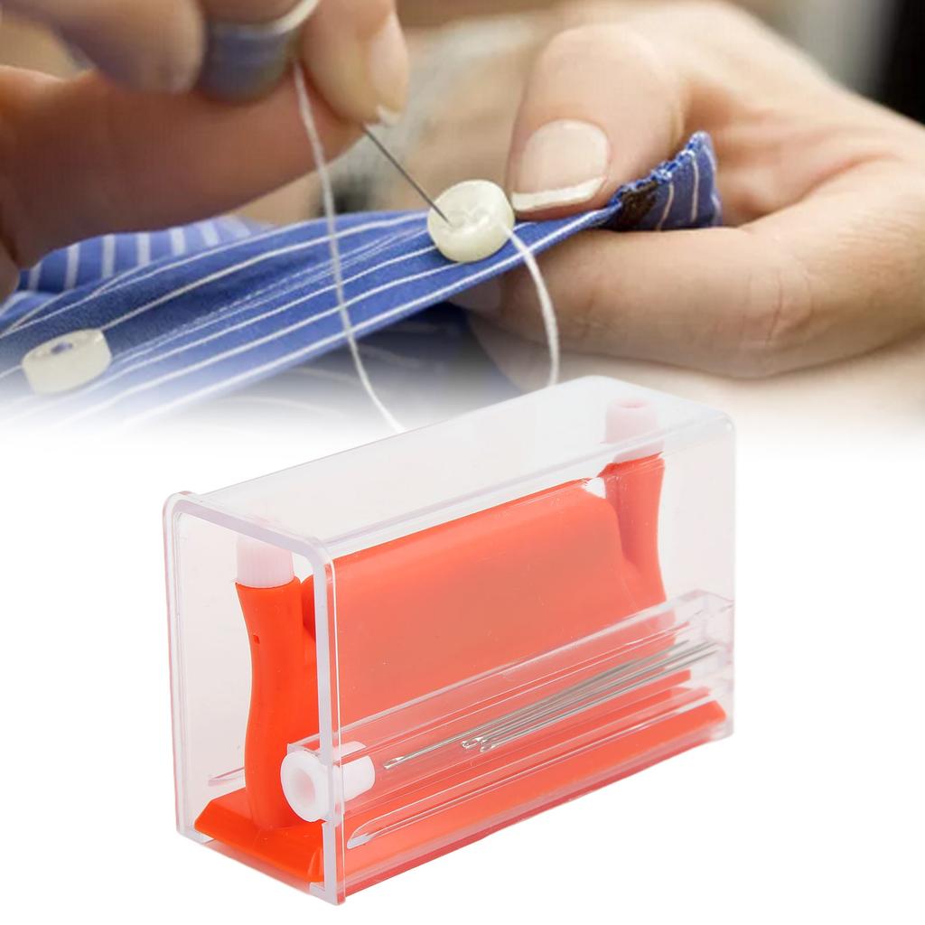 Multifunctional Needle Threaders Double Hole Design 2.6x4.4x7.2cmCelsius1.0x1.7x2.8in Plastic Embroidery Needle Threader
