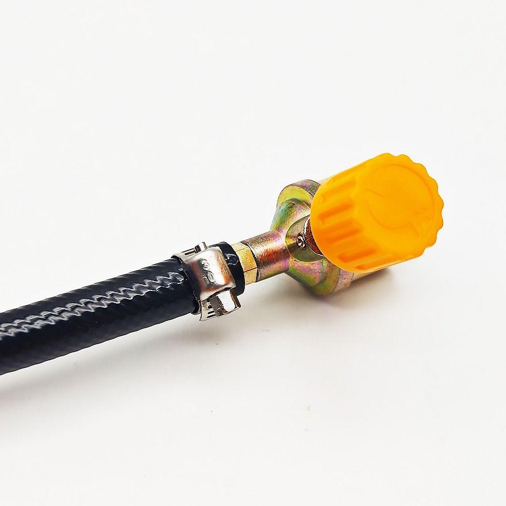 Portable Gas Refill Adapter Multifunctional Valve Braided Hose Connection Hose  Stove Head