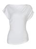 PADO SEOUL Tencel Bias Shirring Top White