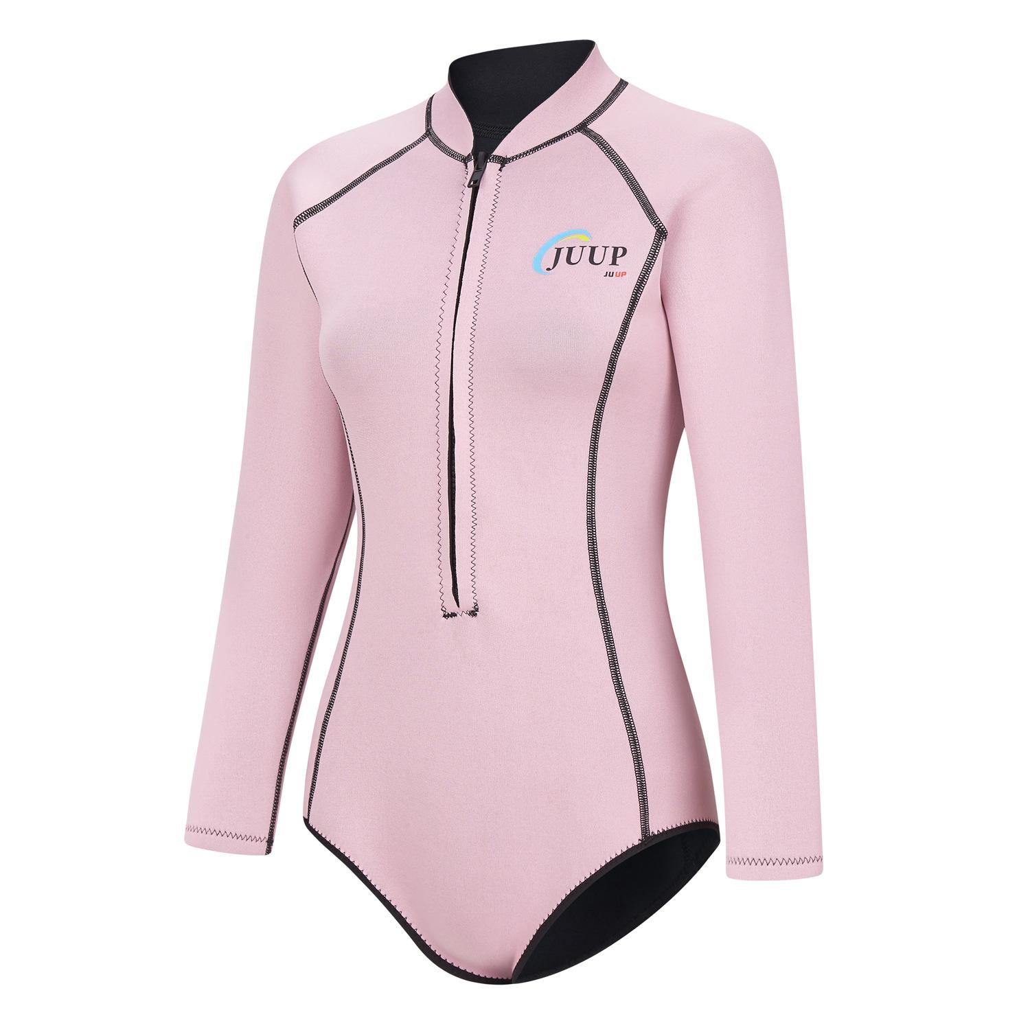 

Women s 2.5MM One-piece Swimsuit Adult Triangle Diving Suit Warm Surfing Outdoor R051 2XL