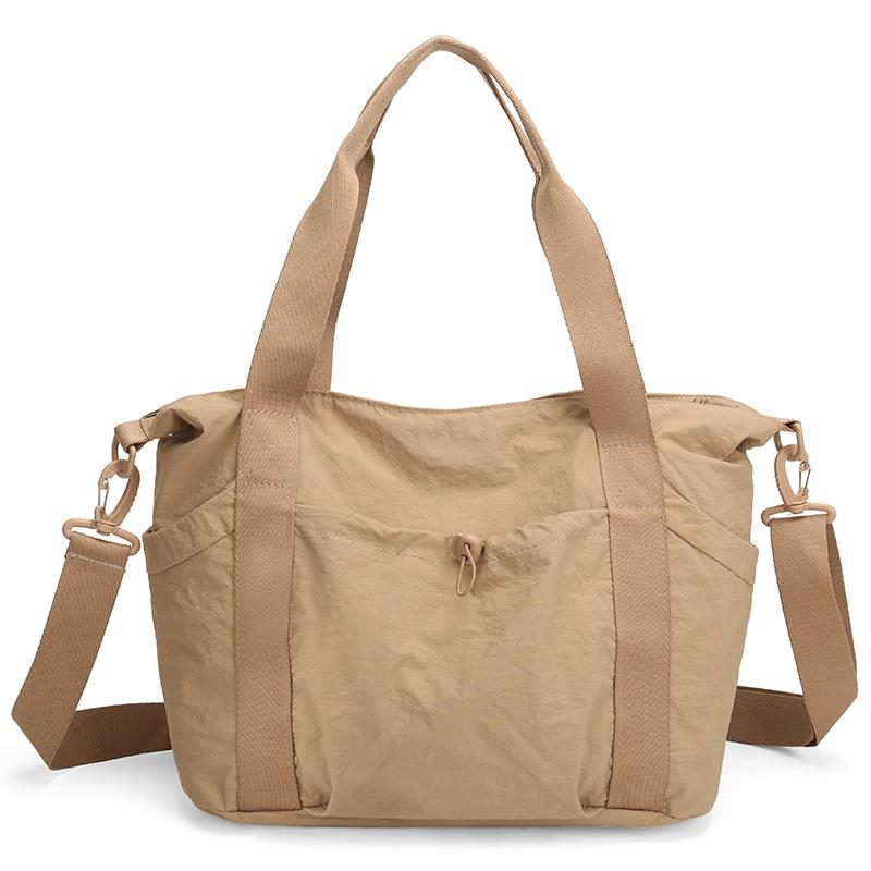 

Shoulder Underarm Bag Large Capacity Tote Bag Unisex Commuter Bag бежевий/жовтий