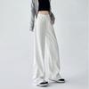 High Waist Wide Leg Denim Pants Women's Spring 2025 New Style Slimming Drapey Loose Floor-Length Narrow Straight Cut Trousers