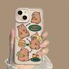 Cute Capybara Phone Case For IPhone 16 15 14 13 12 11 Pro Max X XS XR 7 8 Plus SE Fundas Funny Animals Transparent Soft Cover