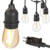 Garden Garland Light Chain Waterproof With 15 LED Bulbs E27 15M