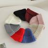 Winter Hats For Children Girls Boys Kids Knitted Beanie Candy Color Solid Striped Keep Warm Korean Style Casual Bonnet Caps New