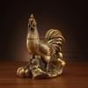 Metal Zodiac Chicken Ornament Home Decoration TV Cabinet Chicken Decoration Feng Shui Accessories Chinese Style Chicken Statue
