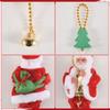 ABIY Happy New Christmas Decorations Santa Claus Automatic Climbing On Rope For Home Indoor Shop Xmas Gift Wall Window