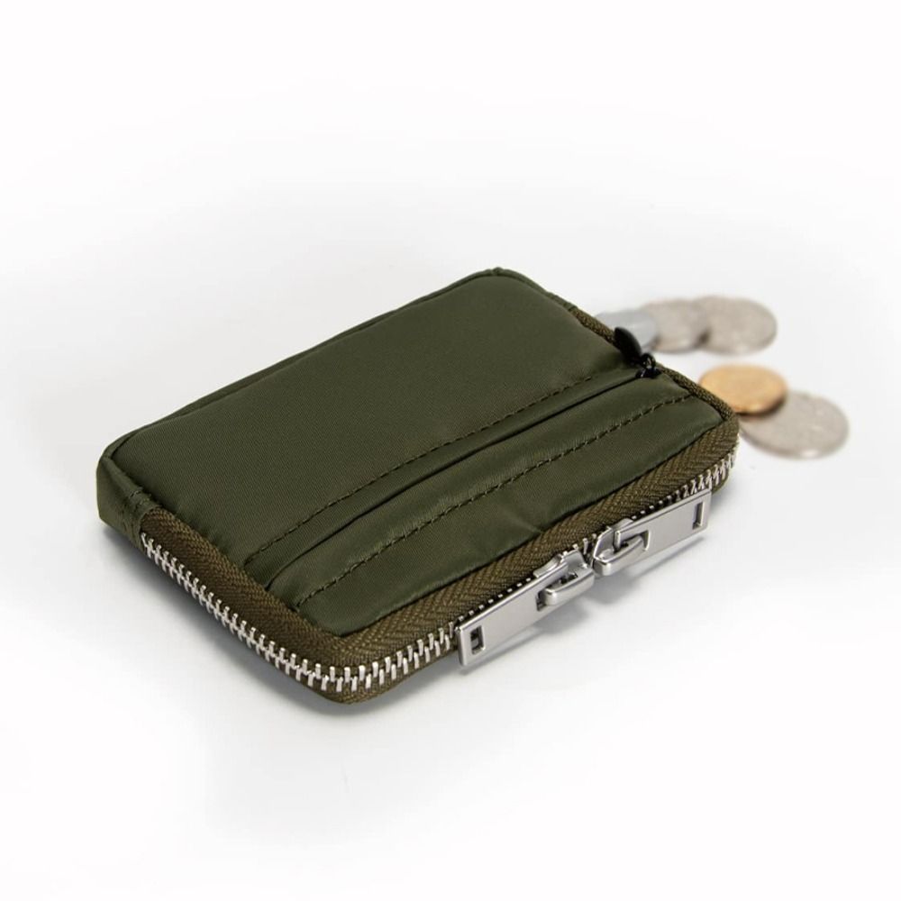 RFID Anti-theft Men Wallet Portable Mini Earbuds Storage Bag Nylon Coin Purse  Earphone Bag
