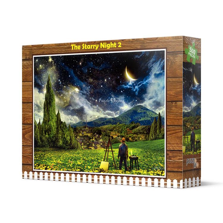 500 Piece Jigsaw Puzzle - Van Gogh Starry Night, Popular Korean Puzzle