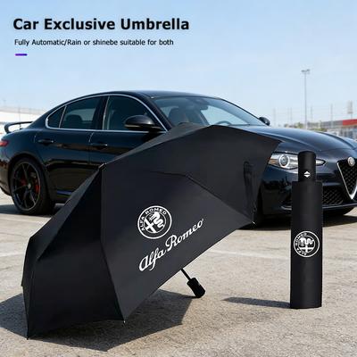 Volautomatische Auto Exclusieve Paraplu UV-bestendige Paraplu's Voor Alfa Romeo 156 159 147 4C 8C 166 Giulia Giulietta Mito Stelvio