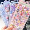 3D Relief Fun Stickers, Children's Cartoon Decorative Hand Account Stickers, Creative Crystal Diamond Bubble Stickers