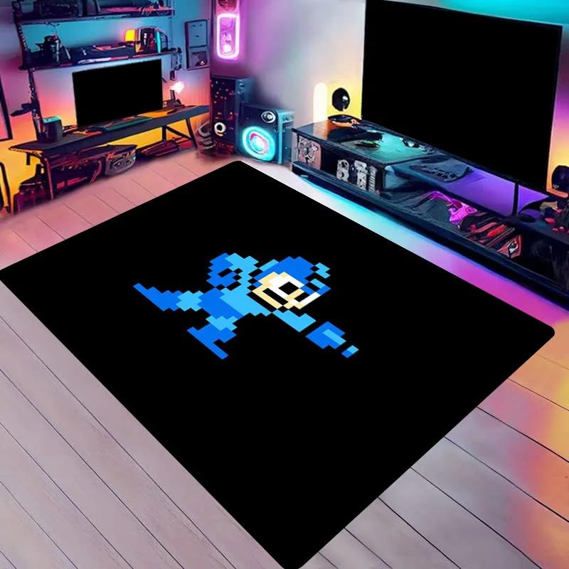 Stilvolle Europäische und Amerikanische Serie Wohnzimmer Roboter Spiel Teppich Matte M-Megaman Muster Teppiche Zeltmatten