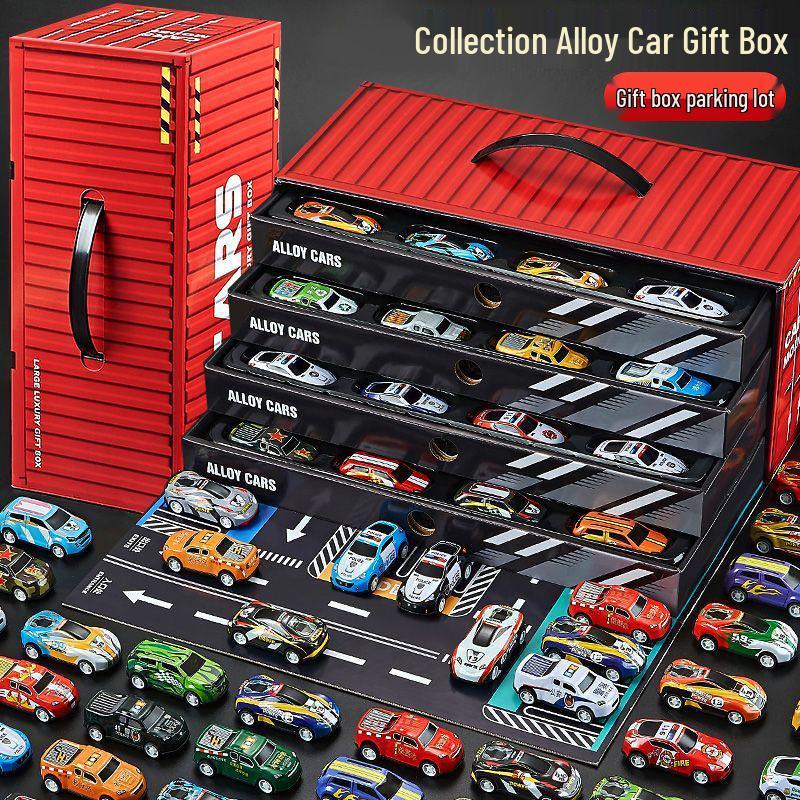 Pull-back Tin Alloy Small Car Toy - Popular on Douyin