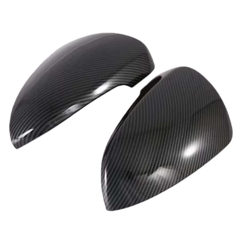 Door Mirror Cover for Hyundai Tucson Models 2015- Carbon Fiber Car Rearview Accessories Rain Eyebrow Styling