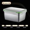 GOWKE 304 Stainless Steel Microwaveable Food Storage Container Set