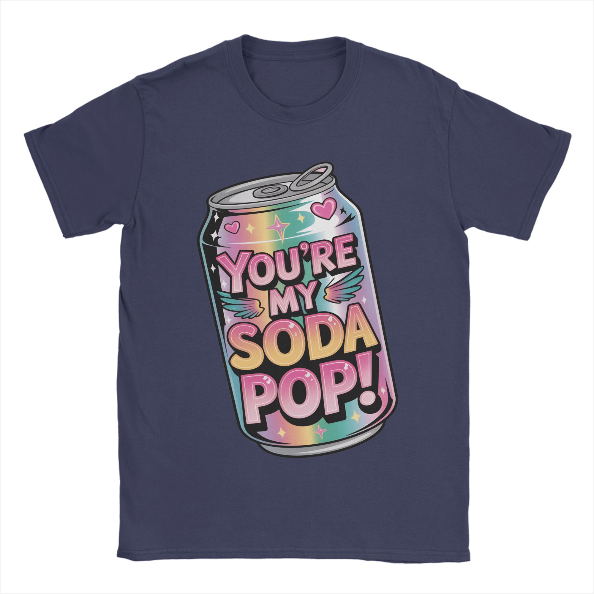 

My Little Soda Pop Kpop Demon T Shirts Men s Pure Cotton Funny T-Shirt Crew Neck Tee Shirt Short Sleeve Tops 4XL 5XL 4XL