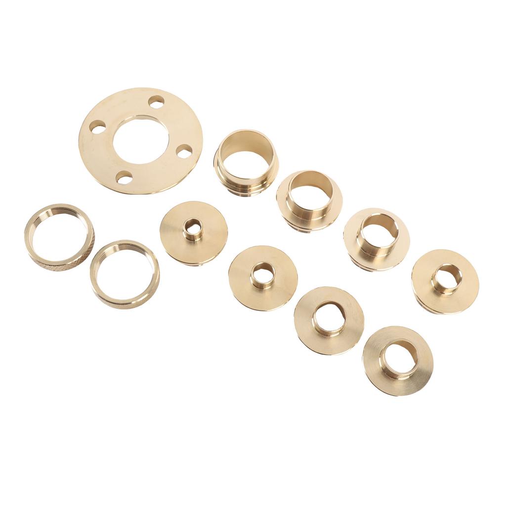 11-teiliges Fräsanschlag-Set Messing Effizient Langlebig Fräserschablone für Holzbearbeitung