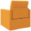 Sofa Bed Dark Yellow 74 x 77 x 81 cm Fabric