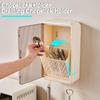 Chopstick Holder Wall-mounted Cutlery Storage Rack With Hook Design Quick Drainage Drain Cage Hollow Tableware Shelf For Kitchen