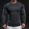 New Spring Long-sleeved T-shirt Men's Casual Sports Base Shirt Men's Youth Quick-dry Men's T-shirt