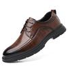Casual dress shoes men's leather shoes men's 2025 spring new British style groom wedding shoes 2025