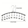 10 Clip Curved Sock Rack for Drying Socks,clothes Hanger for Hanging Clothes,clip for Drying Children's Baby Underwear,sock Rack