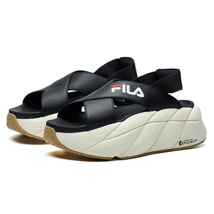 FILA Sports Sandals For Black Women's F12W124528FBK