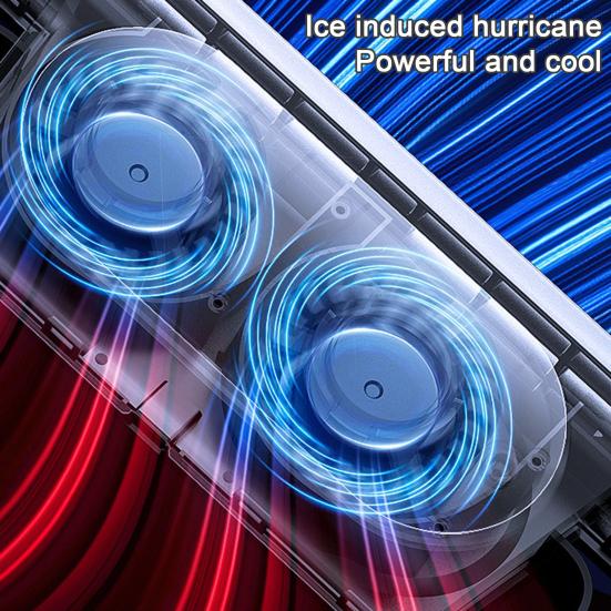 Car Seat Fan for Rear Passenger Mini Portable USB Backseat