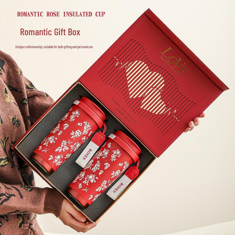 Elegant Wedding Gift: High-End Cup Set for Newlywed Brides & Best Friends