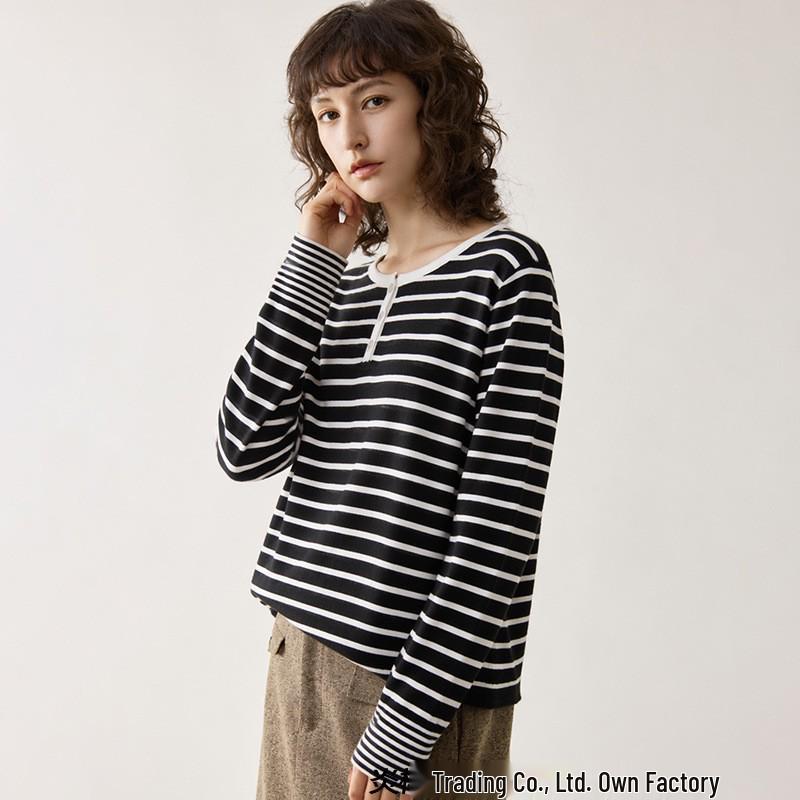 Fine-Spun Machine Washable Wool Round Neck Sweater Pullover with Long Sleeves