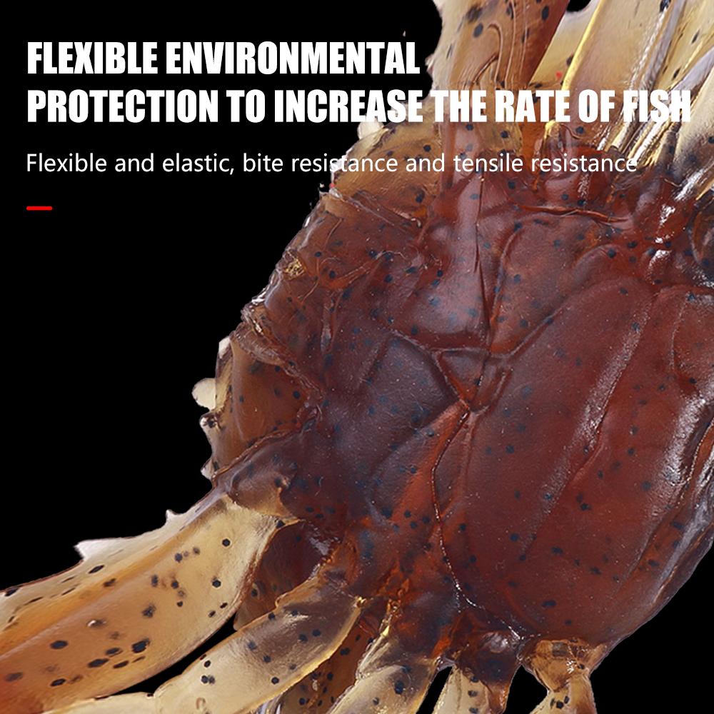 Soft Fishing Lures 30g/18g Artificial Bait Crab with Sharp Hooks, Jigging Lure Sea Creature Tackle Fake Bait For fishing