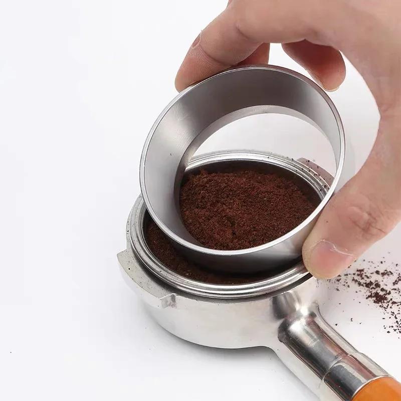 Coffee Dosing Ring Magnetic 51MM 53MM 58MM for Delonghi Breville Portafilter Espresso Accessories Barista Funnel Tool Coffeeware