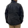 Hanes Stretch Denim Plus Sizes and 5L Men's Jacket, 2L, 3L, 4L, (JP, Alphabet, 4L, Black)