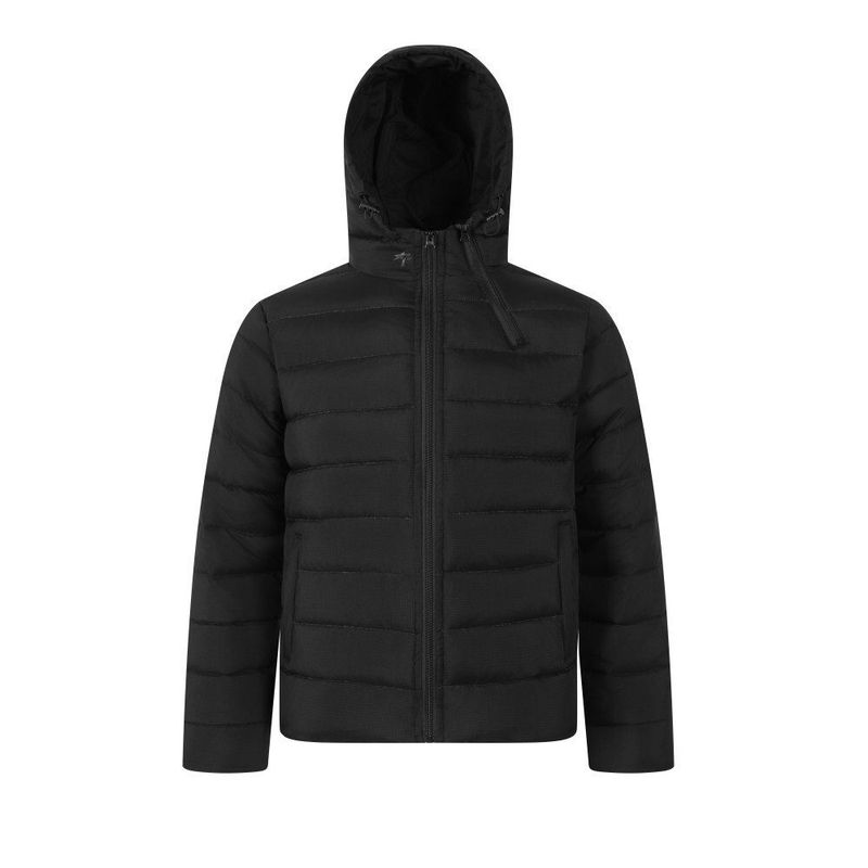 Blaexi Winter White Duck down Hooded Ribbed down Jacket Lightweight Slim Fit White Puffer Jacket Thickened Coat for Men