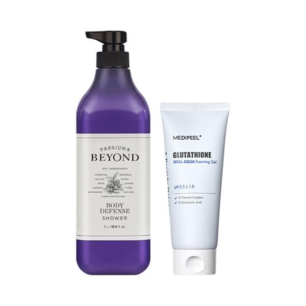 

BEYOND Body Defense Shower 1L + Medi-Peel Glutathione Foaming Cleanser 150ml