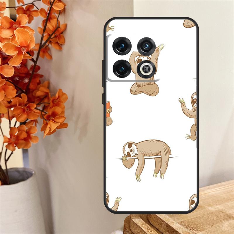 Baby Sloth Funda For OnePlus 8T 10T 13 13R 12 12R 11 10 Pro OnePlus Nord 4 CE 2 3 Lite N30 N20 N10 Case