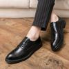 Spring and Autumn New Men's Shoes Brock Large Size Business Casual Men's Leather Shoes Size Wedding Shoes