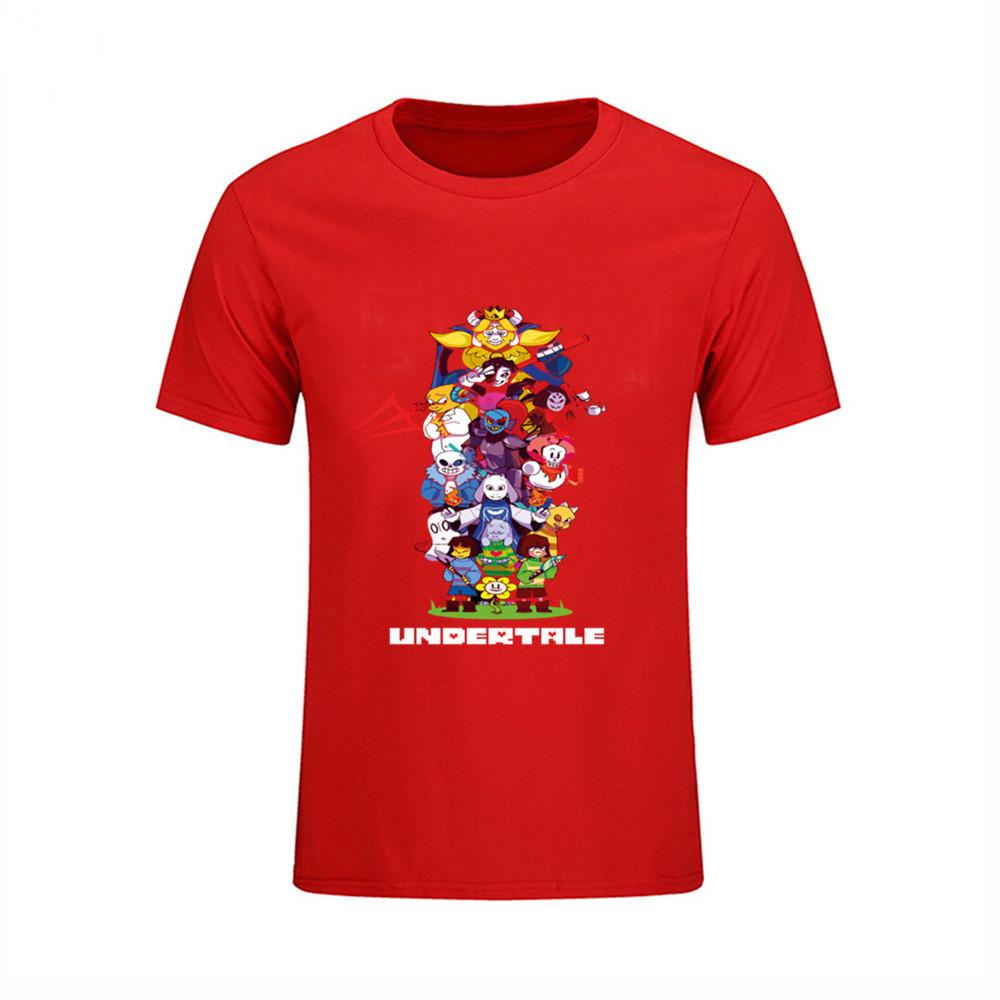 Man S T Shirt Arrival Anime Undertale Family Print T Shirt Men Aesthetic